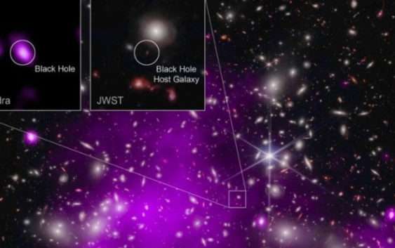 Телескоп імені Джеймса Вебба виявив найдальшу чорну діру в історії