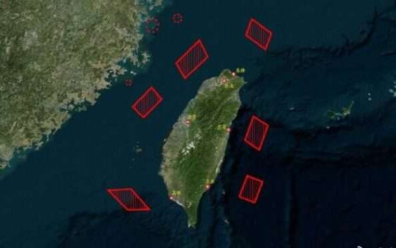 Стали известны подробности учений китайской армии у Тайваня