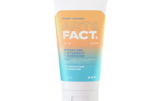 Крем для лица и тела `ART & FACT` солнцезащитный SPF 50 (для всех типов кожи) 150 мл